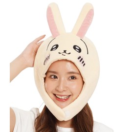 [SAZAC] Southwark Fleece Kigurumi Cap Chiikawa Adult One Size Fits All [Rabbit]