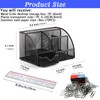 SYJINHUASY Multifunctional Desk Organiser, Compact Office Organiser with 4 Compartments