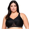 Glamorise Full Figure Plus Size MagicLift Active Support Bra Wirefree
