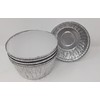 2lb Aluminium Foil Pudding / Pie Dish with Lids 932cc