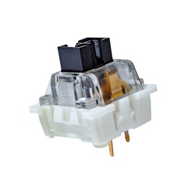 Outemu Pack 32 (Gaote) Black Switches, 3-Pin Linear Heavy 65gf Dustproof Key Switches - Gateron and Cherry MX Equivalent - DIY Replaceable for Mechanical Keyboard