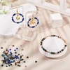 Cheriswelry 300Pcs Natural Gemstone Beads Colorful Abacus Crystal Stone Beads