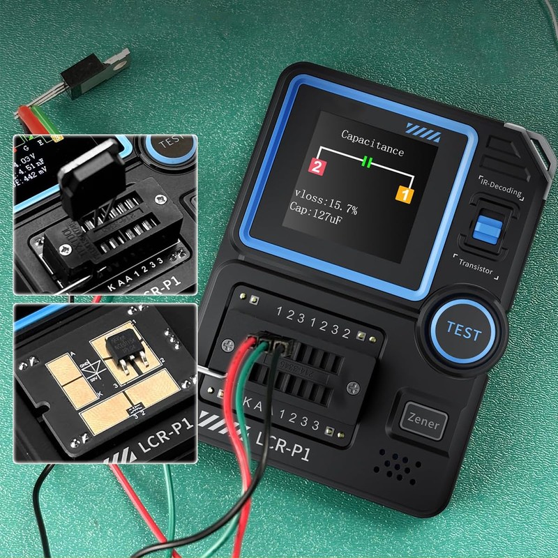 DollaTek Transistor Tester Mosfet Transistor Capacitor Tester Multifunction SMD Electronic