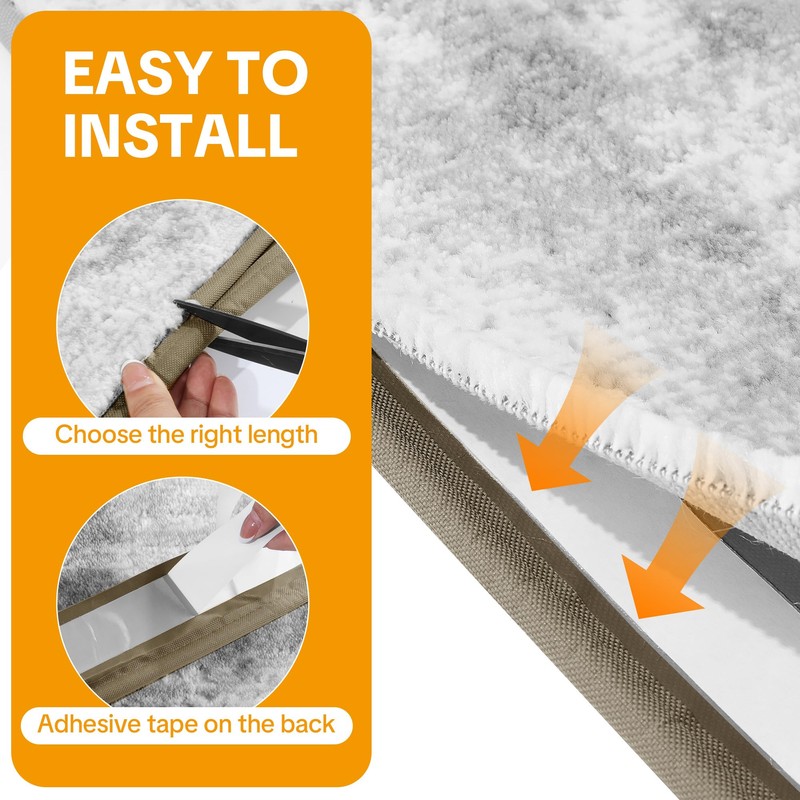HOMBYS 54 ft Roll Professional Carpet Edge Binding Tape -