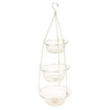 Multifunction 3 Tier Removable Hanging Fruit Baskets Vegetable Storage Organizer
