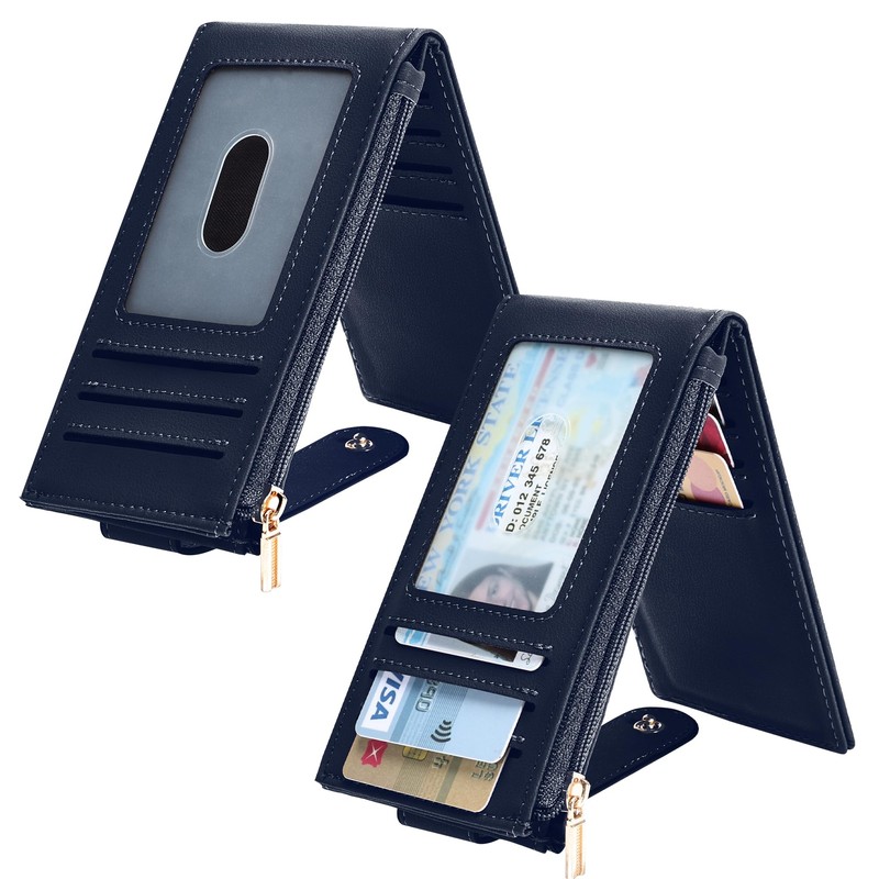 Chelmon Womens Walllet Slim RFID Blocking Bifold Multi Card Case