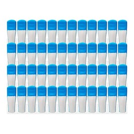 48 Clothes Pegs for Delicate Laundry with Soft Grip Clip Technology with Compression Springs Durable and Sustainable Blue