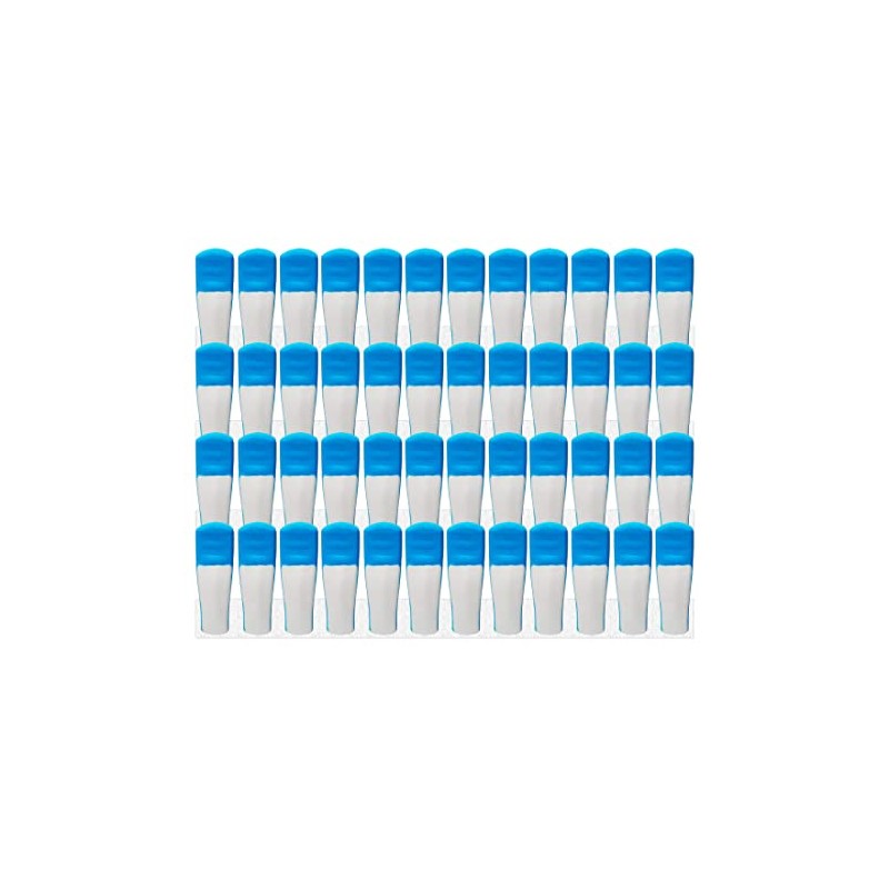 48 Clothes Pegs for Delicate Laundry with Soft Grip Clip