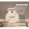 Mount Genie Smart Home Outlet Shelf: Hidden Cord Storage and