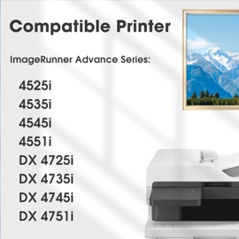 SavFinto High Yield GPR-57 GPR57 Toner Cartridge Replacement for Canon ImageRunner Advance 4525i 4535i 4545i 4551i DX 4725i 4735i 4745i 4751i Printer (42,100 Pages, 2 Black)