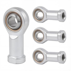 Pack of 4 Joint Head Bearings Spherical Bearing Internal Thread Self-Lubricating Joint Head Uniball Joint Bearing for Spherical Sliding Rod Ends (M14)