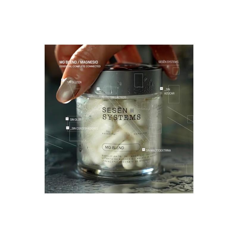 SESN MG Blend Magnesio Multi-forma 60 Cpsulas Bisglicinato Citrato Malato
