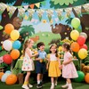 Jungle Safari Banners Animals Theme Party Decorations 2.5M Animal Birthday
