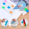 450 Stück Haftstreifen Plastik, Page Marker Selbstklebend, Haftnotizen zum Markieren,