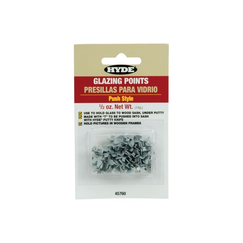 HYDE TOOL 45760 Push Glazier Point