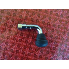K&L Supply Tubeless Valve Stem 90 degree Angle Chrome PVR70
