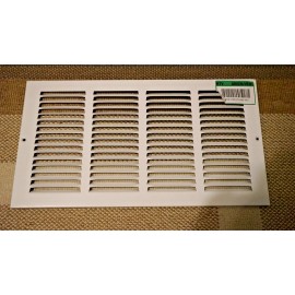 N/A 18" X 10" Steel Return Air Grilles Sidewall and Ceiling HVAC Duct Cover White