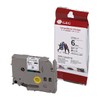 G&G TZe-211 Brother Pea Touch Compatible Laminating Tape, White Tape,