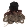 Baseball Cap Wig Women Fashionable Adjustable Hat Synthetic Long Wavy