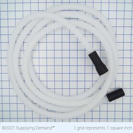 Supplying Demand WD24X10065 3028711 12 Feet Dishwasher Drain Hose Extension Replacement