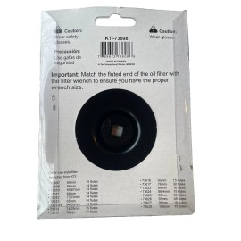 KTool Cap Style Wrench 82mm dia. oil filters 15 flute Wix KTI-73608 (AM9)