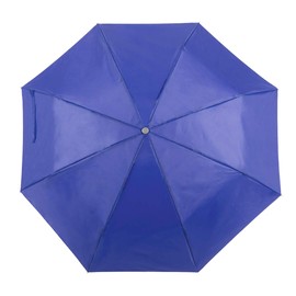 eBuyGB Unisex's Mini Folding Compact Pocket Umbrella Manual Opening Telescopic Wedding Lightweight Brolly with Carry Handle Strap and Colour Matchin Protective Sleeve, Blue, 41"