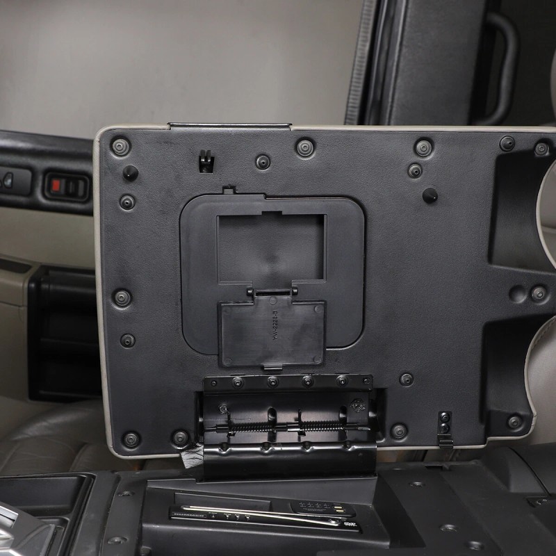 car-king888 ABS Black For Hummer H2 2003-07 Armrest Box Multifunctiona