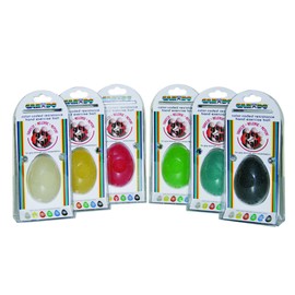 CanDo 10-1896 Gel Squeeze Ball, Large Cylindrical, 6-piece Set, Tan through Black