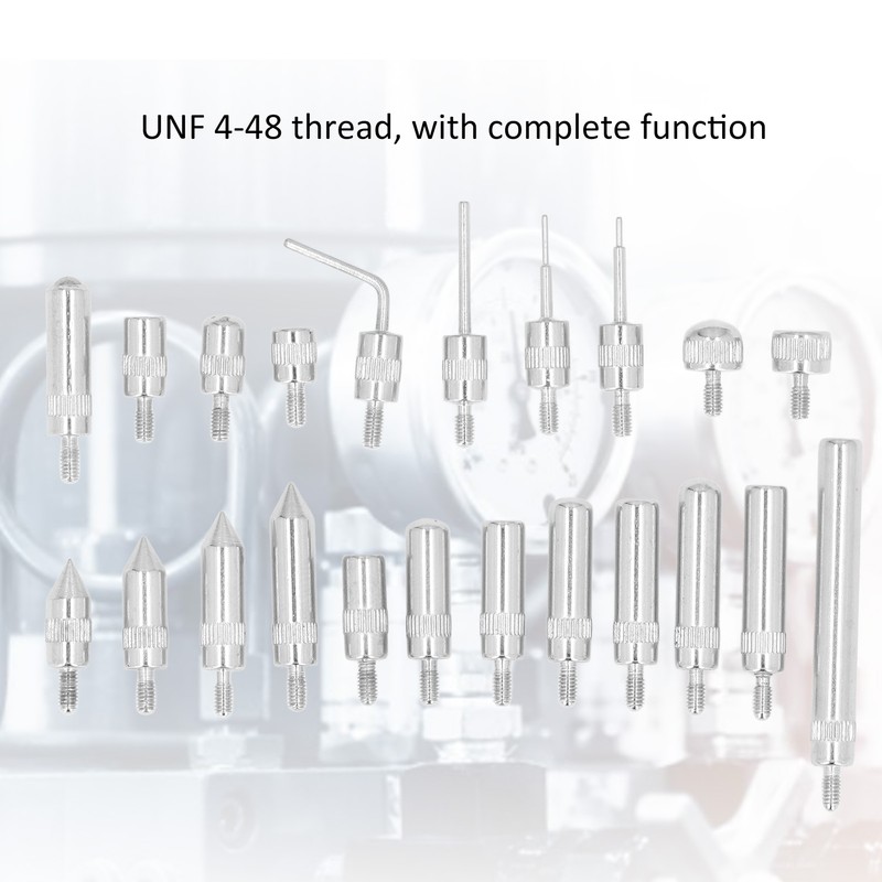 22Pcs Dial Indicator Points Carbide Probe Test End Tips with