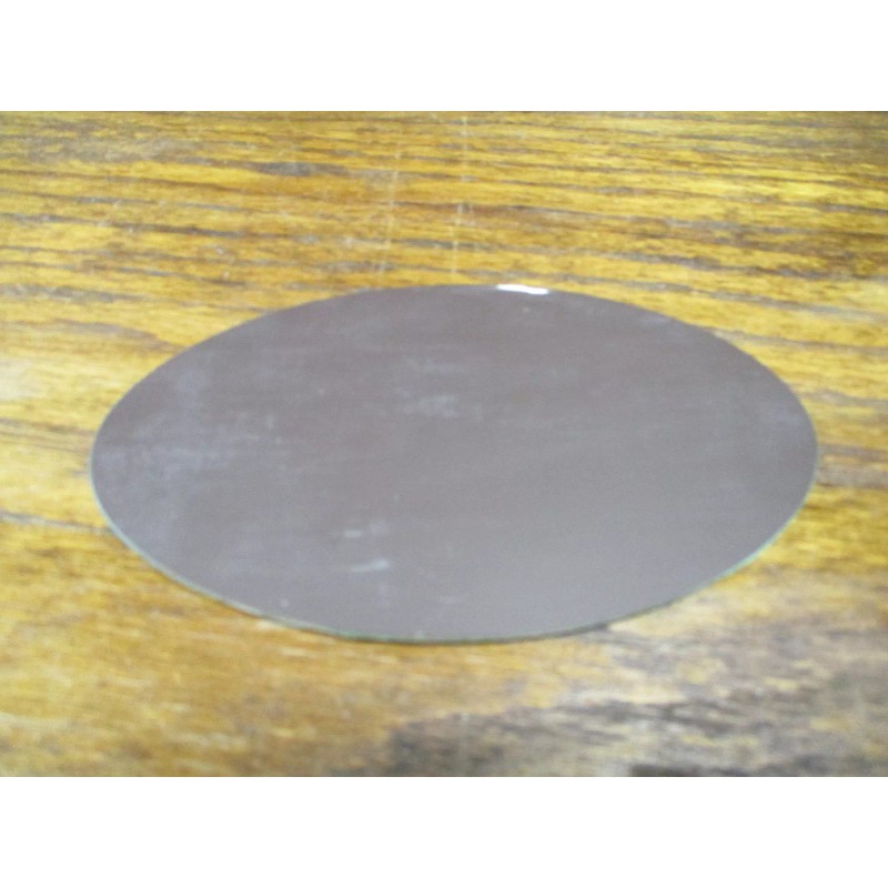 Beveled Oval Mirror 3 1/2" x 5 5/8" Made In