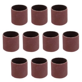 sourcing map 1 Inch x 1 Inch Sanding Sleeves 240 Grits Sandpapers Band Drums 10 Pcs