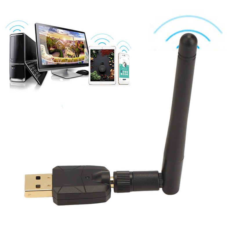 Bluetooth 5.1 Adapter Stereo Long Distance USB Wireless Sound Dongle