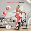 Folding Stair Stepper for Home, Vertical Cardio Climbing, Black