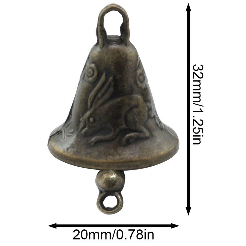 XGNG 12PCS Mini Jingle Bells Decorative Bells Christmas Tree Pendants