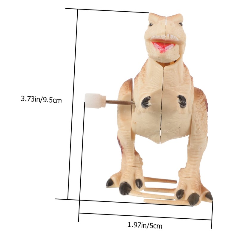 Gatuida 2pcs Wind Up Dinosaur for Educational Clockwork Cute Design