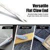TUMAX 10'' Nail Puller Cats Paw Pry Bar, High-Carbon Steel