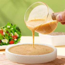 Handmade Grind Sesame Salad Dressing - Sesame Dressing Deep Roasted Sesame Dressing Sesame Sauce 9.8 Oz 280g for Vegan Salad Dressing Marinade