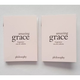 Philosophy 2x Philosophy Amazing Grace Eau De Toilette 0.05floz Travel Vial, C10*