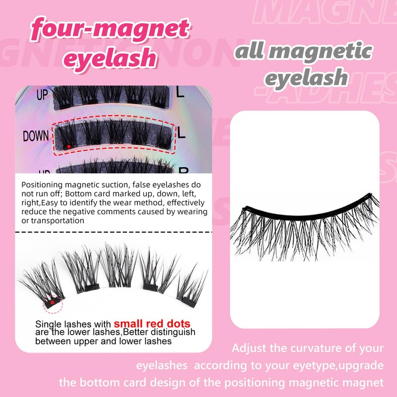 TORMEN magnetic mascara brush 2 can be used repeatedly and