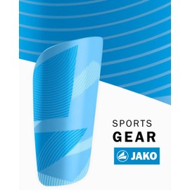 JAKO Unisex River Light Shin Pads, Light Blue/Sky Blue/Blue, M