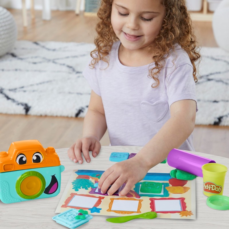 Play-Doh Photo Fun Starter Set, Kids Camera Toy for Pretend