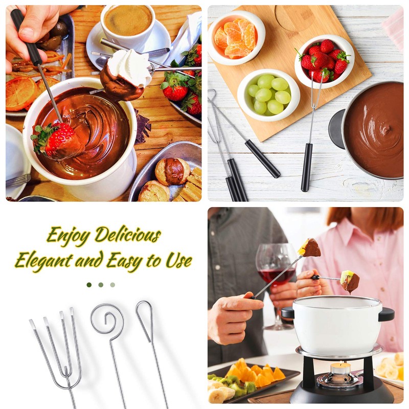 Patelai 12 Pcs Candy Dipping Tools Set Included 10 Chocolate