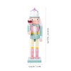 Nutcracker Christmas Decorations, 10 Inch Christmas Decor Nutcrackers Wooden Nutcracker