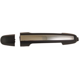Dorman 79823 Front Passenger Side Exterior Door Handle Compatible with Select Hyundai Models, Black Handle with Chrome Insert