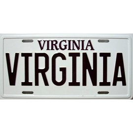 Virginia License Plate Novelty Fridge Magnet