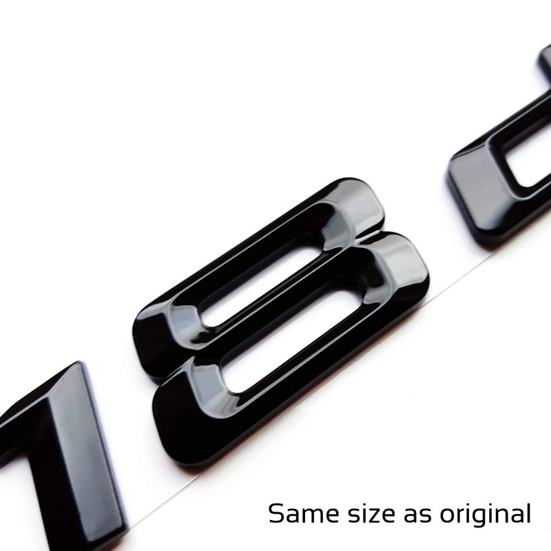 MCK Auto - 118d Black Glossy Rear Logo Rear Emblem