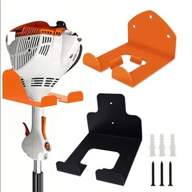 Garden Tool Hanger Rack for Grass Trimmers – High Carbon Steel Wall-Mounted Organizer for Garage & Workshop Storage