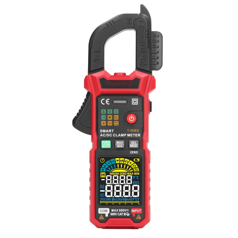 Digital Clamp Meter Multifunctional AC DC Ammeter NCV Smart Auto