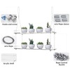 ZerzSemp 2-Tier Acrylic Window Display Shelves – 16" Adjustable Clear