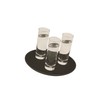 Genware NEV-GG1400BLK Gen-Grip Tray, 14", Round, Non-Slip, Black